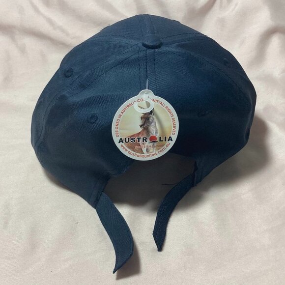 Australia Hat Navy Blue Embroidered Cap Flag Hat Adjustable NEW w/ Tag - Picture 5 of 9